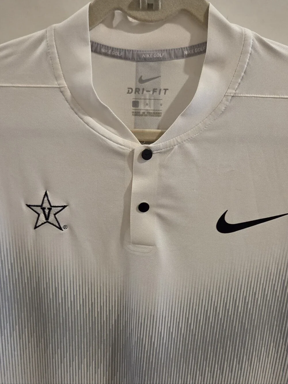 Nike Tiger Woods Blade Collar Golf Polo Shirt Vanderbilt University - Large